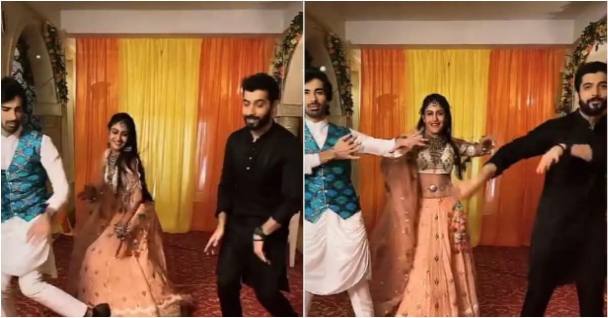 Surbhi Chandna Performs Hrithik Roshna's Dance Moves With Co-Stars And Ended In Funny Way