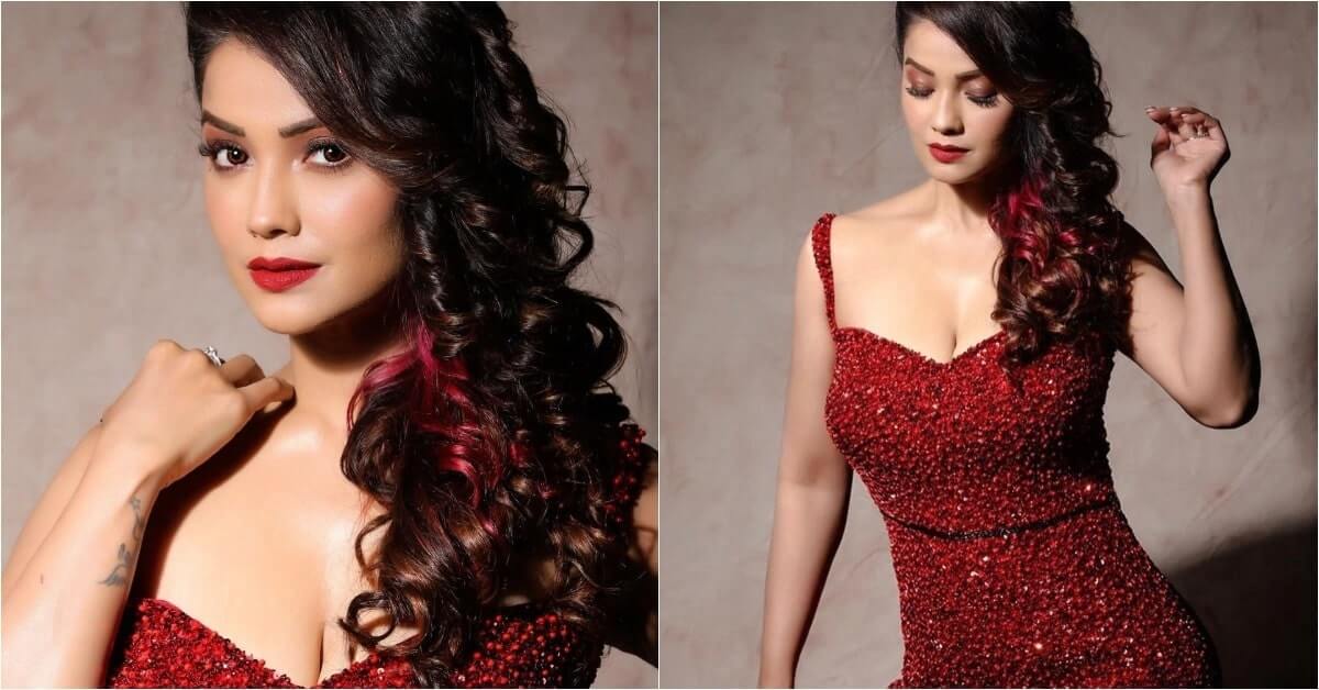 Adaa Khan's Red Bodycon Dress Look Will Skip Your Heartbeat