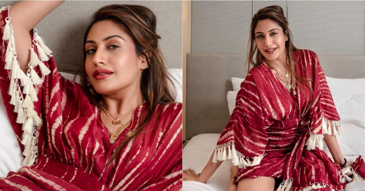 Surbhi Chandna Goes Sultry In BedRoom Cosy Photoshoot