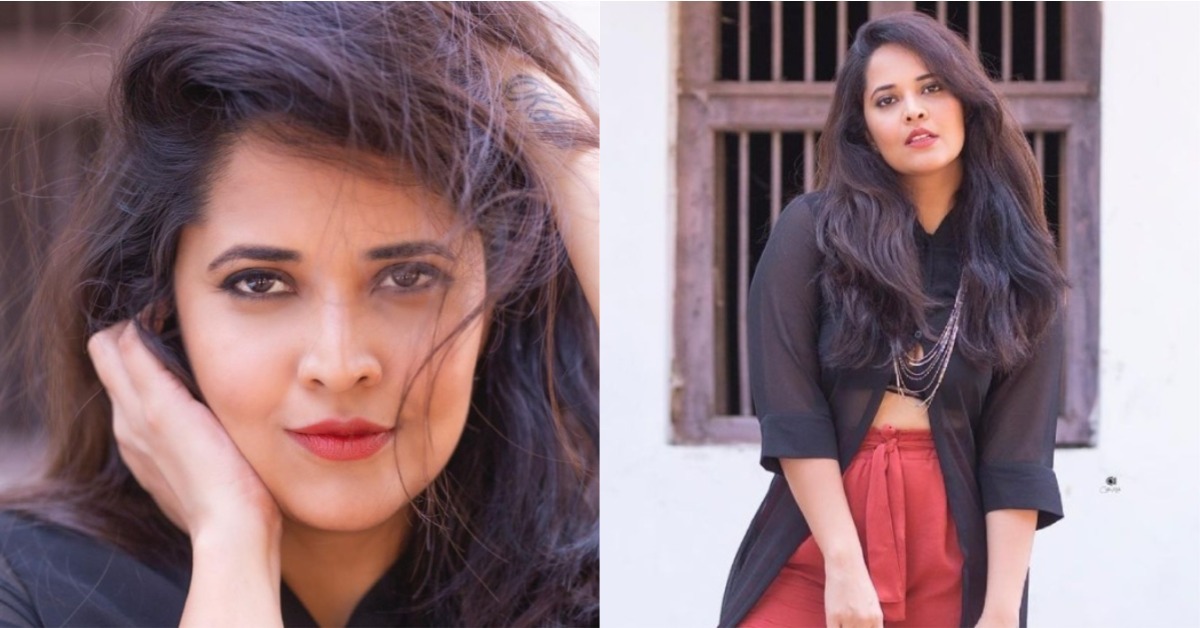 Anasuya Bharadwaj Looked Like A Red Hot Siren In The Latest Pictures.