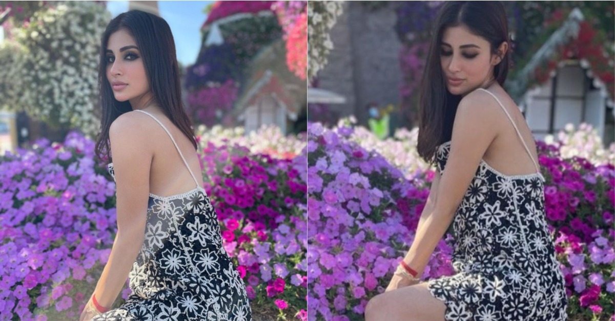Mouni Roy Spreads Positivity With Her Beautiful Pictures From the Floral Garden Sends Kisses And H