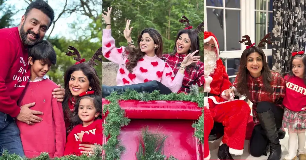 Shilpa Shetty Christmas celebrations