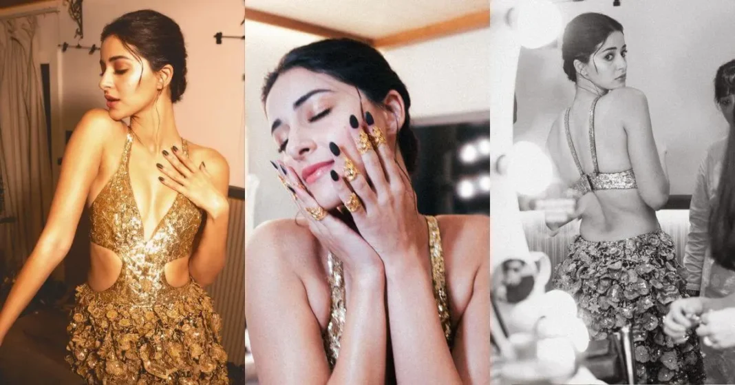 Ananya Panday Looks Pretty In These BTS Pictures From NMACC Event.