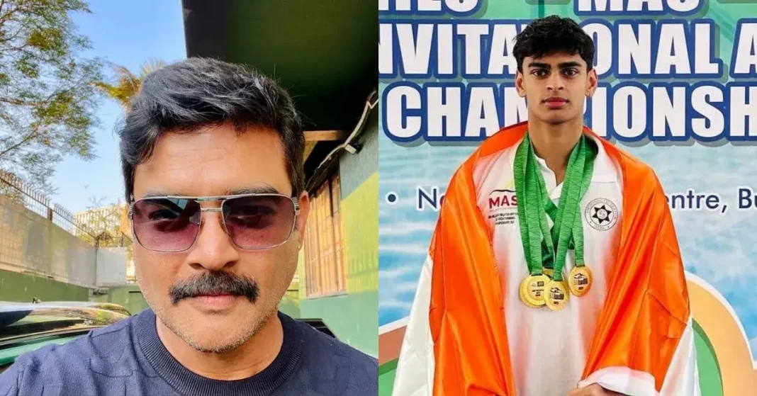 R Madhavan son Vedaant Madhavan wins gold medal for India